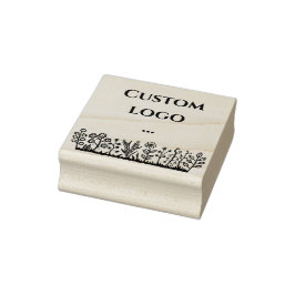 フローラカスタムロゴゴム印 ラバースタンプ