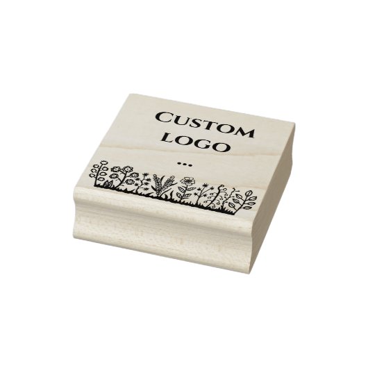 フローラカスタムロゴゴム印 ラバースタンプ (スタンプ)