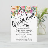 フローラカスタム学級卒業写真パーティー 招待状 (スタンド正面)