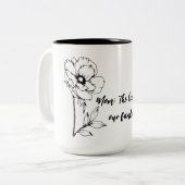 フローラカスタム引用文マムグ ツートーンマグカップ (正面左)