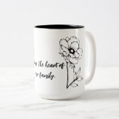フローラカスタム引用文マムグ ツートーンマグカップ (正面右)
