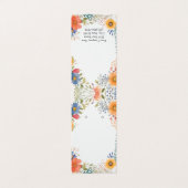 フローラカスタム折り畳みテントイヤリング表示カード 名刺 (外部フラット)