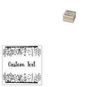 フローラカスタム文字ゴム ラバースタンプ (押印)