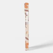 フローラカスタム繊細なピーチクリームカワイイ名 Case-Mate iPhoneケース (裏面 / 左)