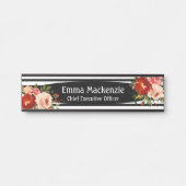 フローラカスタム花バラオフィスドアサイン サインプレート (正面)