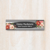 フローラカスタム花バラオフィスドアサイン サインプレート (正面)