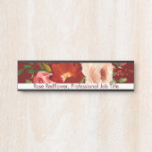 フローラカスタム花バラオフィスドアサイン サインプレート (正面)