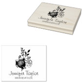 フローラカスタム裁縫、手作りビジネス大型 ラバースタンプ (押印)