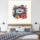 フローラカセットテープ キャンバスプリント (インサイチュ (寝室))