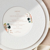 フローラカップルイニシャルス結婚ラウンドのメニュー メニュー