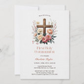 フローラカトリック十字聖餐式 招待状 (正面)