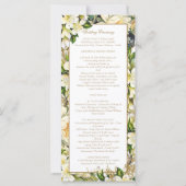 フローラカトリック結婚の全会式計画 (裏面)