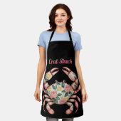 フローラカニアートコーストデザインカスタム エプロン (着用した状態)