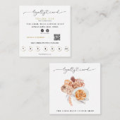 *~*フローラカフェEspresso QRリワード ロイヤリティカード (正面/裏面)