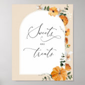 フローラカボチャのスイーツとお菓子 ポスター (正面)