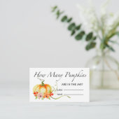 フローラカボチャはカボチャのゲームの数を推測する エンクロージャーカード (スタンド正面)