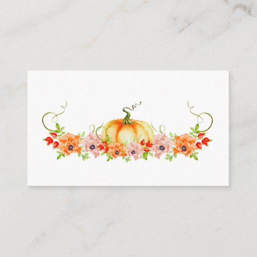 フローラカボチャはキャンディーカードの数を推測する エンクロージャーカード (裏面)