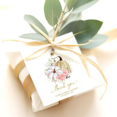 フローラカボチャ秋ブライダルシャワーの恩恵 フェイバータグ