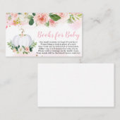 フローラカボチャ秋赤ちゃんシャワーブック 名刺 (正面/裏面)