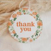 フローラカボチャ赤ちゃんシャワーありがとう フェイバータグ