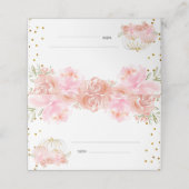 フローラカボチャ赤ちゃんシャワー座席表 プレイスカード (外部開封)