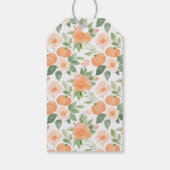 フローラカボチャ赤ちゃんシャワー ギフトタグ (裏面)