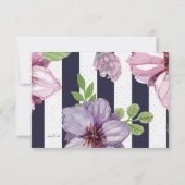 フローラカメラの応答カード 招待状 (裏面)