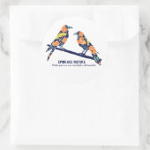 フローラカラス自然シール ラウンドシール (バッグ)