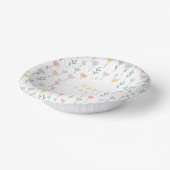 フローラカラフルかわいい花モダンイースターパーティー ペーパーボウル (傾斜あり)