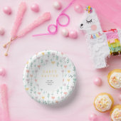 フローラカラフルかわいい花モダンイースターパーティー ペーパーボウル (パーティー)