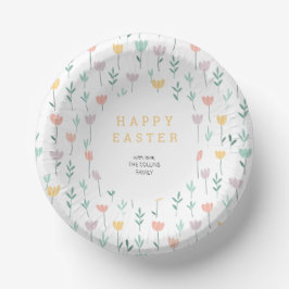 フローラカラフルかわいい花モダンイースターパーティー ペーパーボウル