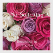 フローラカラフルの勧誘ウィンドウの固定 ウィンドウサイン (シート)