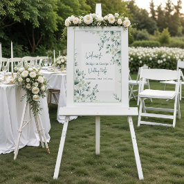 フローラカラフルの緑が霜で結婚覆われた アクリルサイン