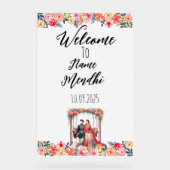 フローラカラフルアクリル酸メンディ徴候 アクリルサイン (正面)