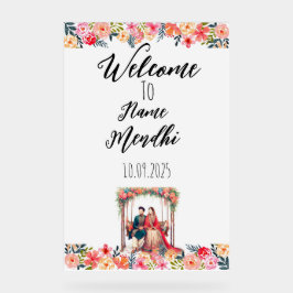 フローラカラフルアクリル酸メンディ徴候 アクリルサイン