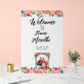 フローラカラフルアクリル酸メンディ徴候 アクリルサイン (ウェディング)