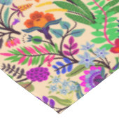 フローラカラフルイラストレーション花プリント模様 テーブルクロス (アングル)