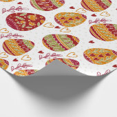 フローラカラフルイースターエッグ ラッピングペーパー (角)