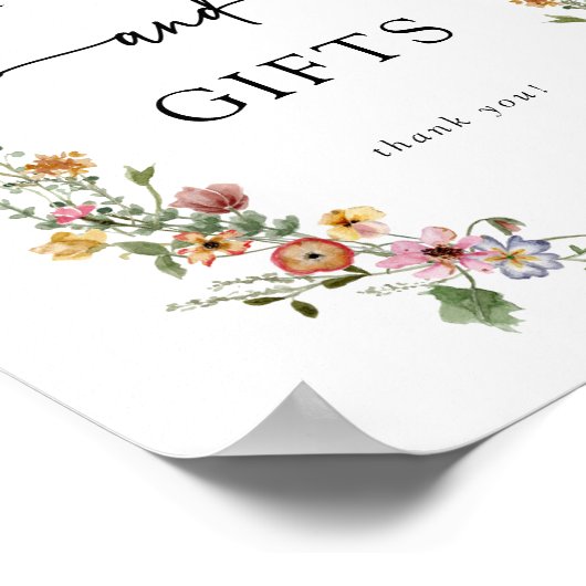 フローラカラフルカードとギフトポスター ポスター (角)