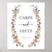 フローラカラフルカードとギフトポスター ポスター (正面)