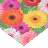 フローラカラフルゲルベラデイジーエレガント植物学 テーブルクロス (アングル)