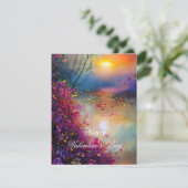 フローラカラフルサンセットバレンタイン シーズンカード (スタンド正面)