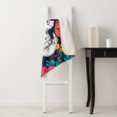 フローラカラフルスカルアートシェルパブランケット シェルパブランケット (インサイチュ)