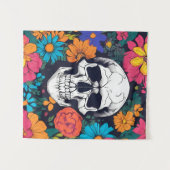 フローラカラフルスカルタペストリー タペストリー (正面(横))