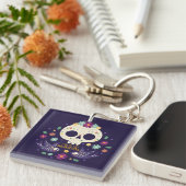 フローラカラフルスカルディアムデミュートス | キーホルダー (正面右)