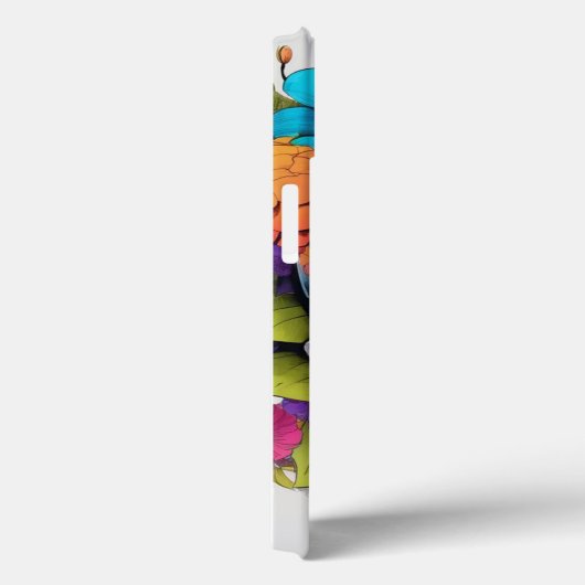 フローラカラフルスカル Case-Mate iPhoneケース (裏面 / 右)