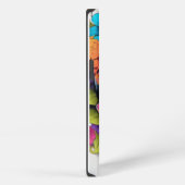 フローラカラフルスカル iPhoneケース (右側面)