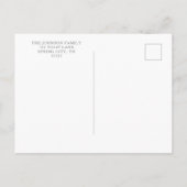 フローラカラフルチューリップイースターブランチ インビテーションポストカード (裏面)