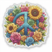 フローラカラフルデザイン シール (正面)
