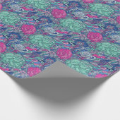フローラカラフルドールパターン ラッピングペーパー (角)
